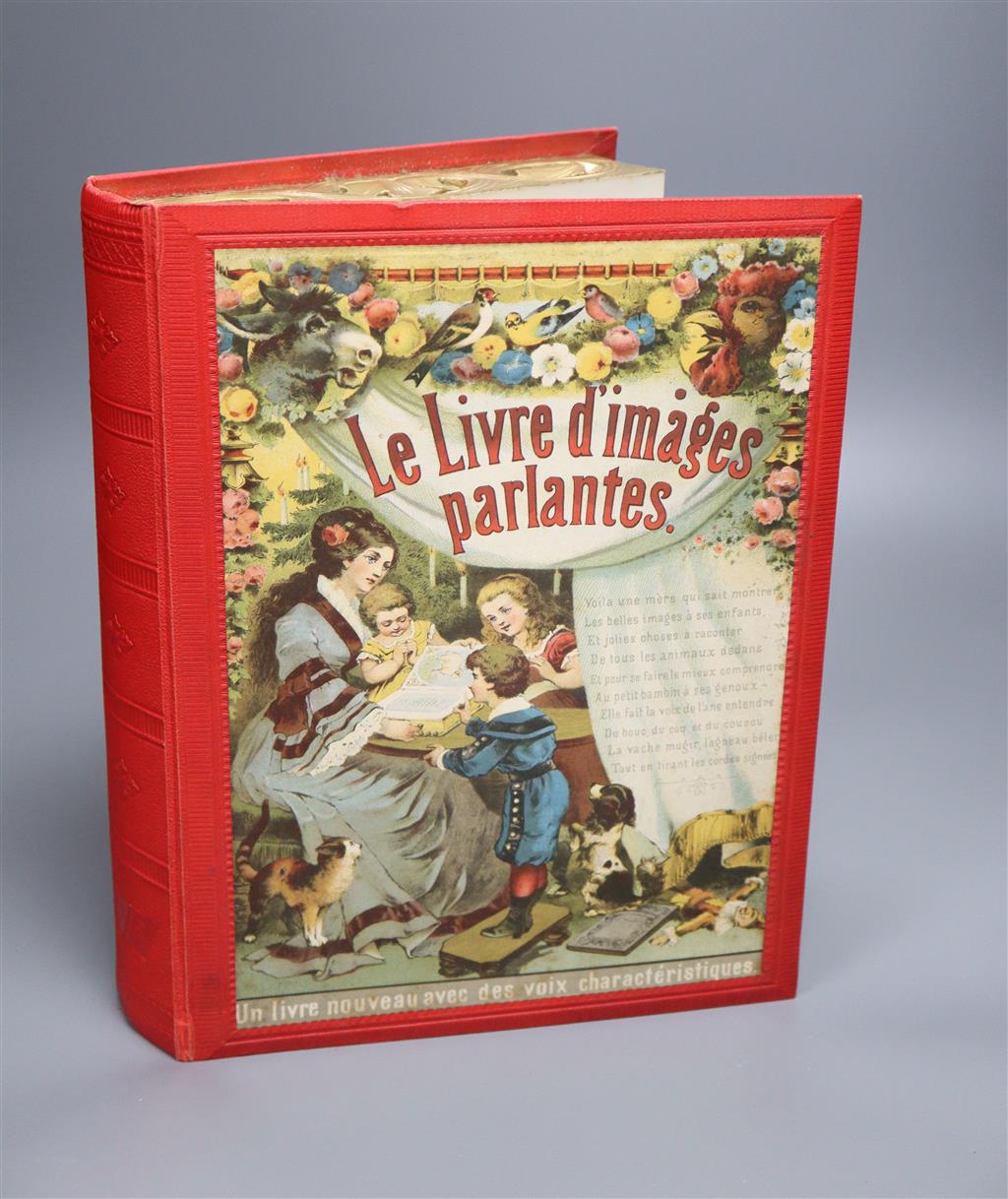 A French talking book, Le Livre dImages Parlyntes, cloth in good condition